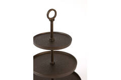 Stand 3 layers Ø32x48 cm LUTEK matt brown-bronze