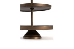Stand 3 layers Ø32x48 cm LUTEK matt brown-bronze