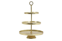 Stand 3 layers Ø32x48 cm LUTEK gold