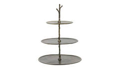 Stand 3 layers 35x31x45 cm TRESA antique bronze