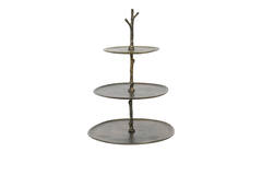 Stand 3 layers 35x31x45 cm TRESA antique bronze