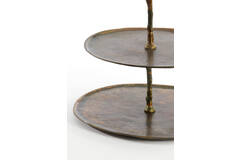 Stand 3 layers 35x31x45 cm TRESA antique bronze