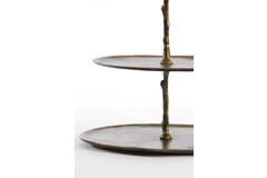 Stand 3 layers 35x31x45 cm TRESA antique bronze