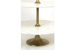 Etagere 5 laags Ø79x175 cm VERMENTINO marmer wit