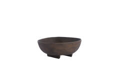 Dish on base 27x26,5x11,5 cm ROSANA dark brown