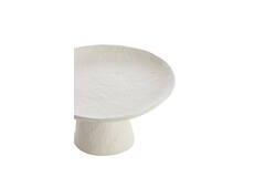 Dish on base Ø24,5x12 cm OTA cream