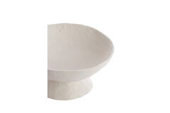 Dish on base 25x24x12,5 cm OTA cream