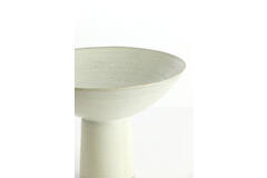 Dish on base Ø35,5x25,5 cm VASCO matt cream-sand