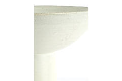 Dish on base Ø35,5x25,5 cm VASCO matt cream-sand