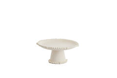 Dish on base Ø25,5x11,5 cm OTO cream