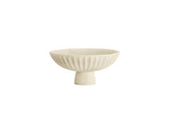 Dish on base Ø38x18 cm SHILA cream