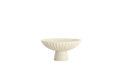 Dish on base Ø30,5x15,5 cm SHILA cream