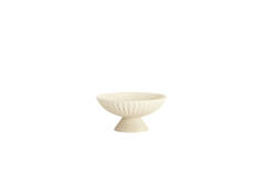 Dish on base Ø25x12 cm SHILA cream
