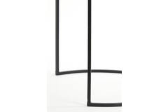 Bijzettafel S/2 Ø41x46+Ø49x52 cm TALCA ant koper+brns circ