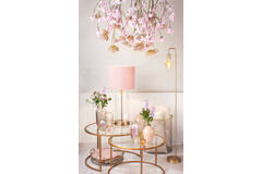 Salontafel S/2 Ø65x39+Ø75x44 cm DUARTE glas-goud
