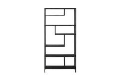 Kast open 100x35x213 cm YLAYA antiek zwart