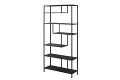 Kast open 100x35x213 cm YLAYA antiek zwart
