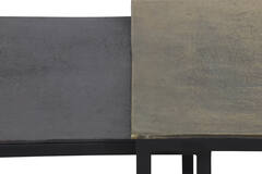 Salontafel S/3 max 120x60x45 cm KUMALU antiek brons