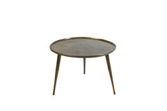 Bijzettafel Ø59x41 cm BABINA antiek brons