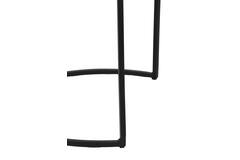 Bijzettafel S/2 Ø41x46+Ø49x52 cm RENGO relief antiek brons