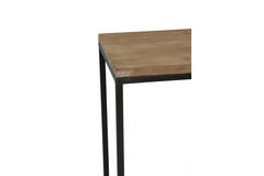 Zuil S/2 30x30x82,5+35x35x102 cm YARULA hout+zwart