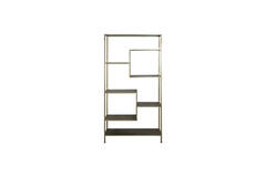 Kast open 101x36x200 cm YVANA antiek goud