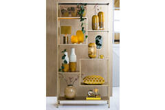Kast open 101x36x200 cm YVANA antiek goud