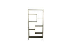 Kast open 101x36x200 cm YVANA antiek goud
