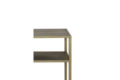 Kast open 101x36x200 cm YVANA antiek goud