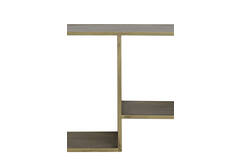 Kast open 101x36x200 cm YVANA antiek goud