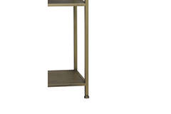 Kast open 101x36x200 cm YVANA antiek goud