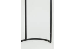 Bijzettafel S/2 max 53x26x53 cm BOCOV antiek lood-zwart