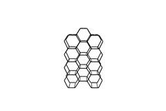 Wijnrek 12 flessen 30x18x46 cm SALBRIS mat zwart