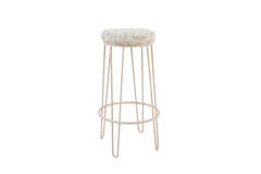 Bar stool Ø41x73 cm ALICE beige+sand+cream