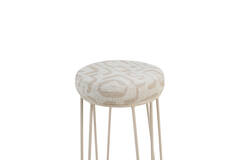 Bar stool Ø41x73 cm ALICE beige+sand+cream