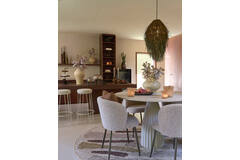 Bar stool Ø41x73 cm ALICE beige+sand+cream