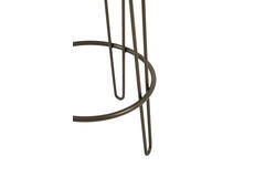Bar stool Ø41x73 cm ALICE green-grey+beige+brown-bronze