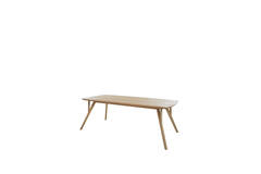 Dining table 200x100x76 cm QUENZA mango wood natural