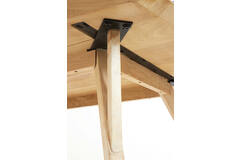 Eettafel 220x100x76 cm QUENZA mango hout naturel