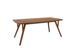 Dining table 220x100x76 cm QUENZA acacia wood brown