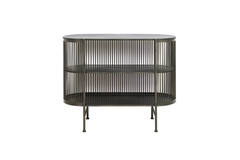Cabinet open 100x40x80 cm YINTHE black