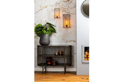 Cabinet open 100x40x80 cm YINTHE black