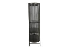 Cabinet open 119x40x161 cm YINTHE black