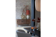 Kast 150x40x80 cm BITIKA hout donker bruin
