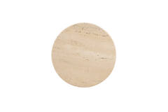 Pillar S/2 Ø32x82+Ø41x102 cm RICARDO travertine sand+beige