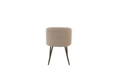 Dining chair 56x55x79 cm ELYNA light brown+brown-bronze