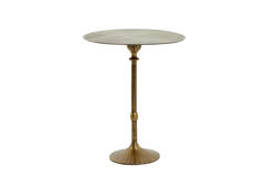 Side table Ø50x60 cm JANNA antique bronze