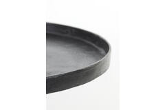 Salontafel S/2 Ø64x39+Ø75x44 cm PANO donker brons