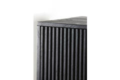 Cabinet 150x40x80 cm ABAGE wood black