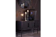 Cabinet 150x40x80 cm ABAGE wood black